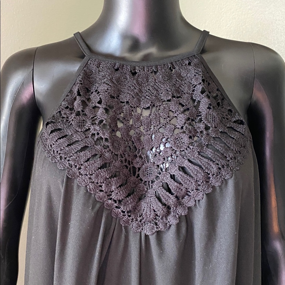 Emery Rose Black Lace Detail Dress NWTs - Picture 4 of 11